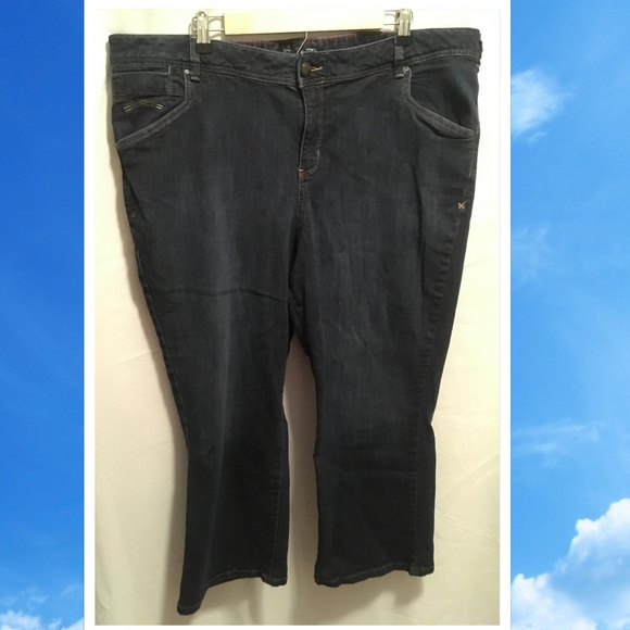 cropped jeans size 22